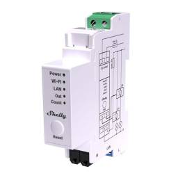 Shelly PRO EM - 50   Medidor Monof�sico  DIN  PM  Wi-Fi  LAN