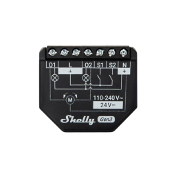 Shelly 2PM Gen3   Rel� Wi-Fi  PM  Dual
