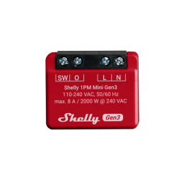 Shelly 1PM Mini Gen3   Rel� Wi-Fi  PM  Mini