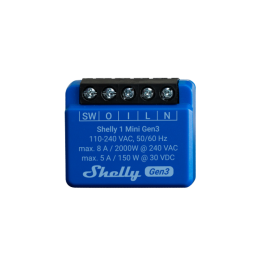 Shelly 1 Mini Gen3   Rel� Wi-Fi  Mini